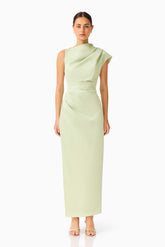 Coralie Maxi Gown in Sage Green