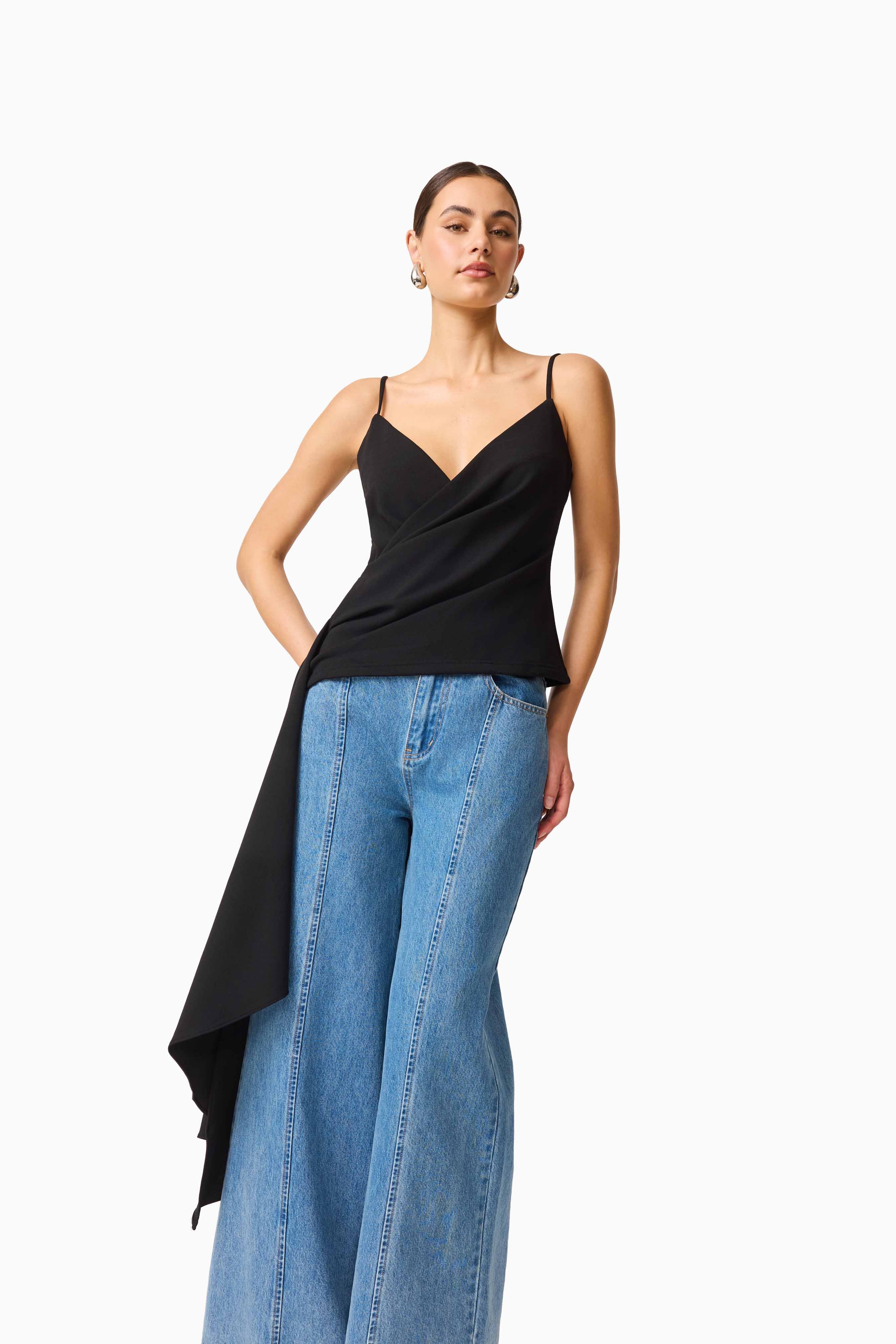 CURAAE Opaline Top in Black