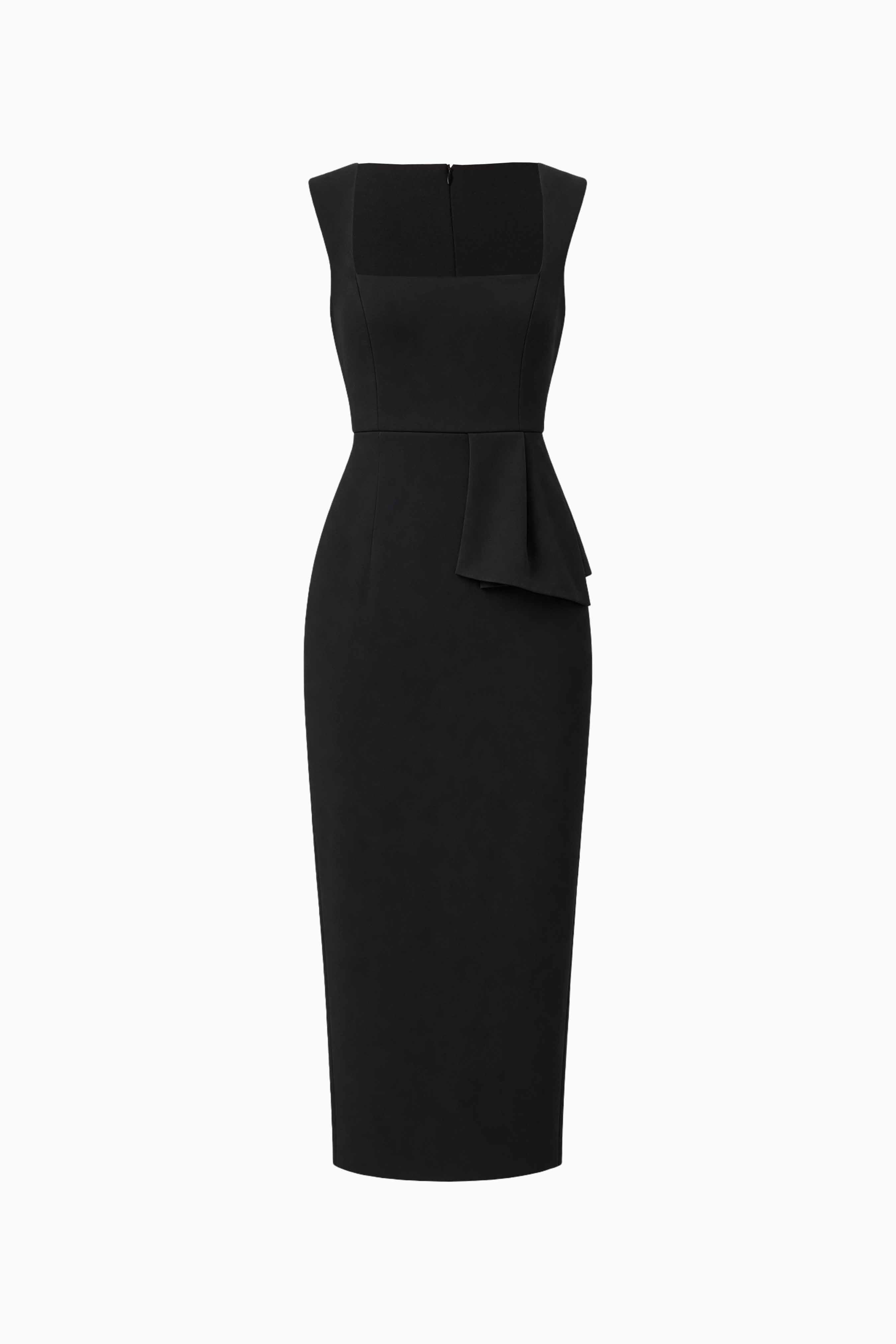 CURAAE Opaline Midi Dress in Black