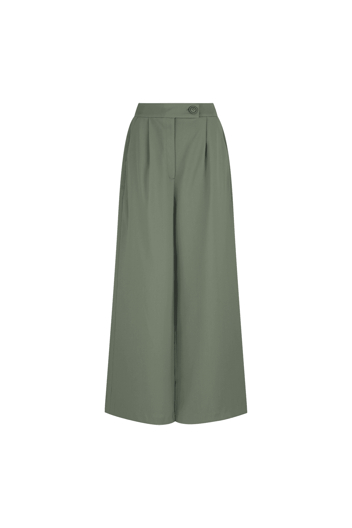 CURAAE Houston Wide Leg Pants in Green