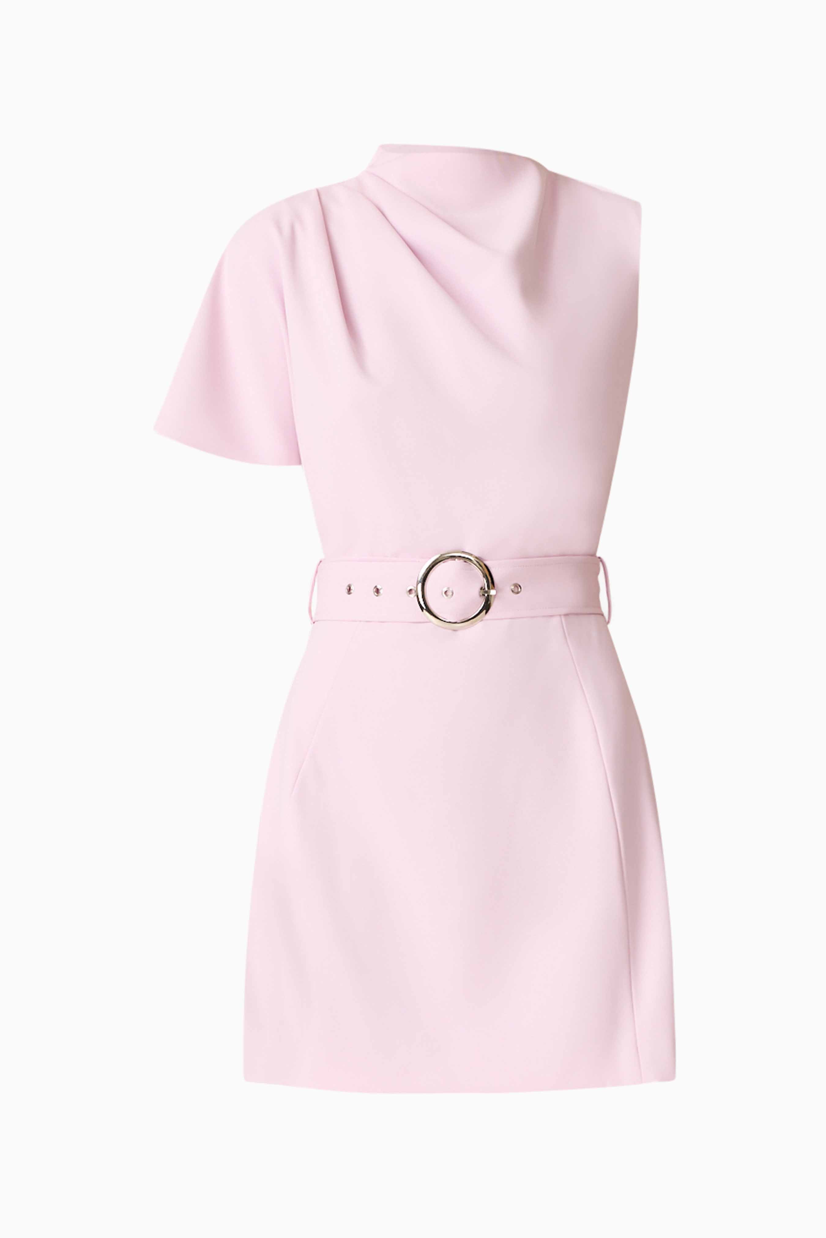 CURAAE Celie Mini Dress in Blush Pink