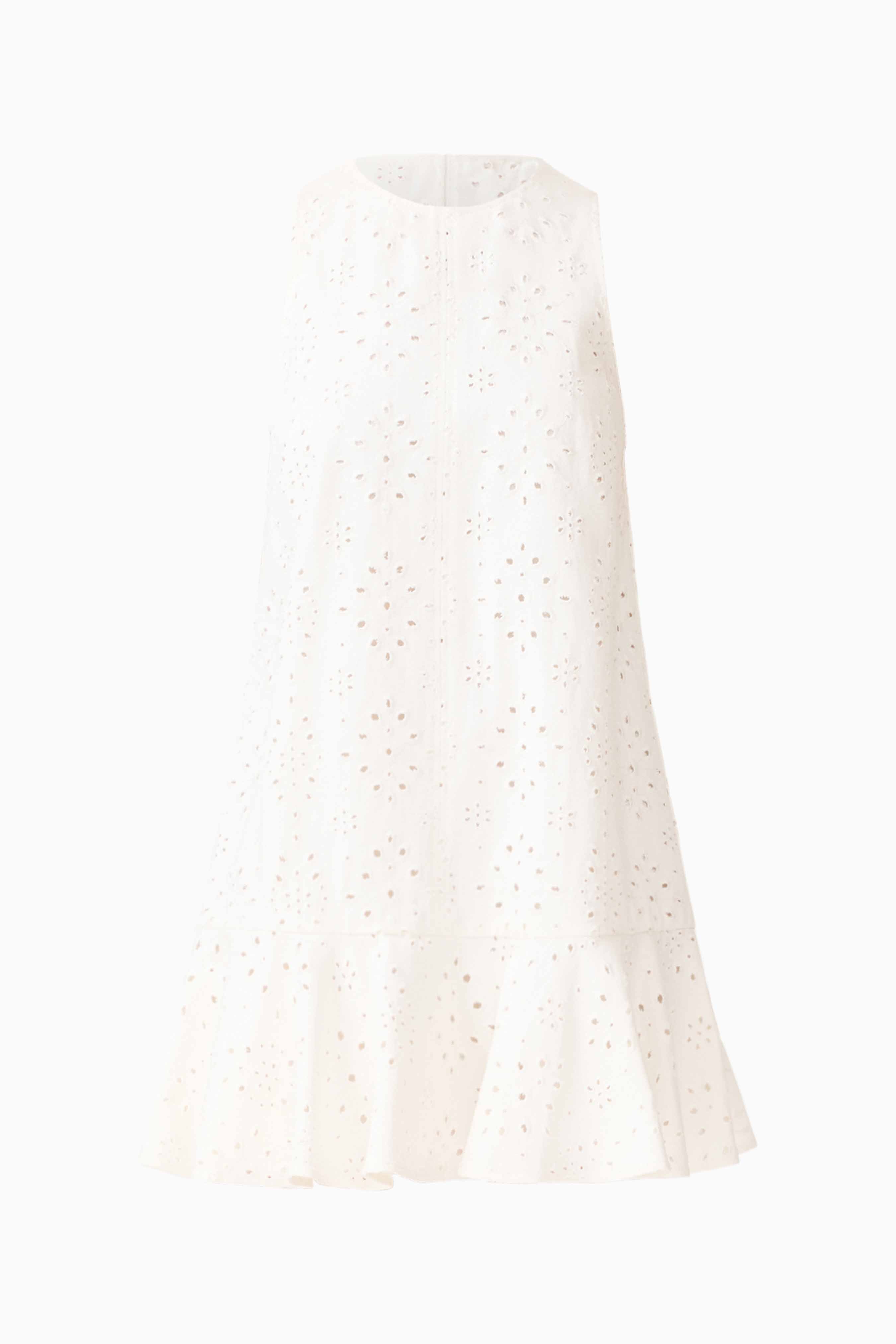 CURAAE Sierra Mini Shift Dress in White