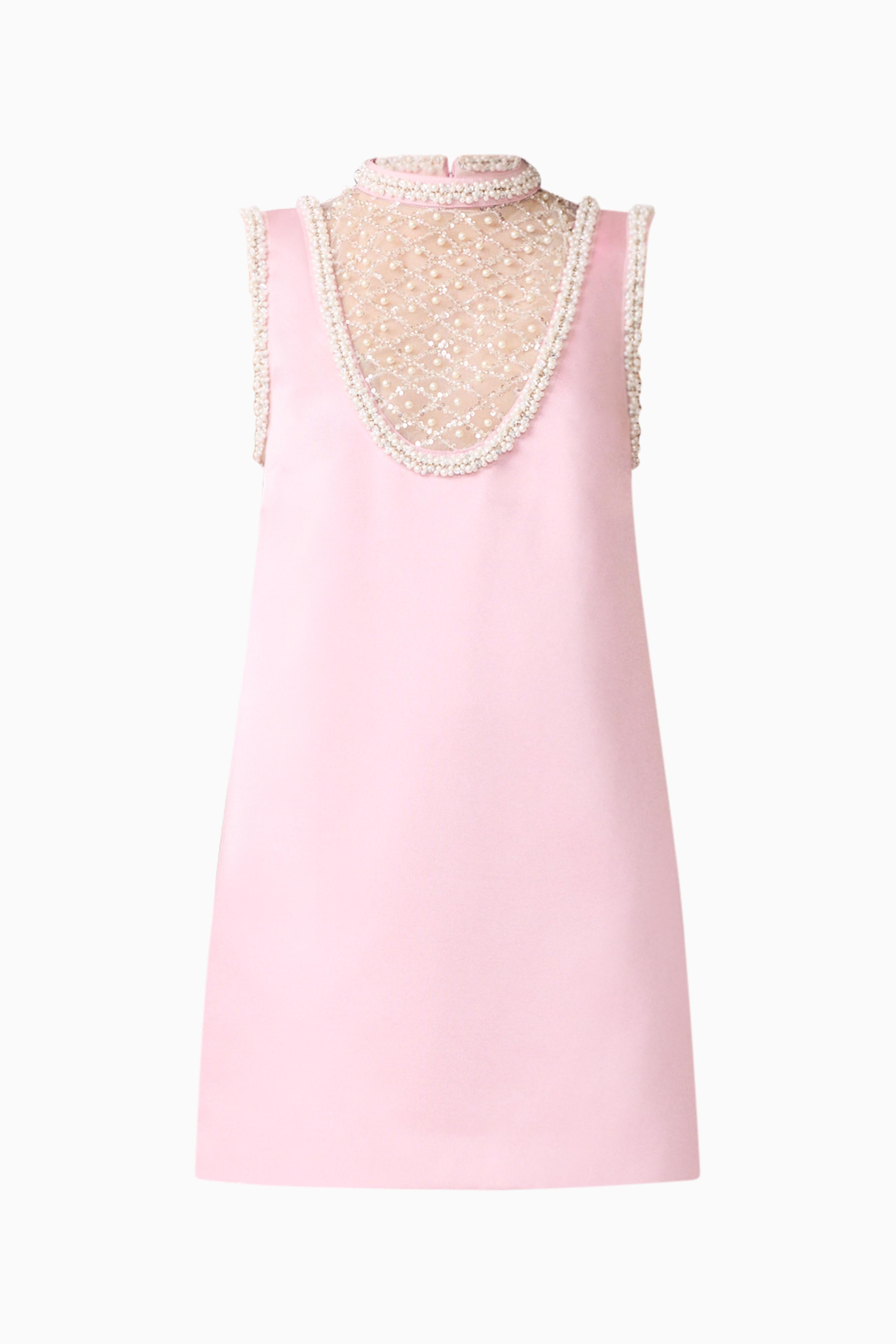 Espera Shift Mini Dress in Rose Pink