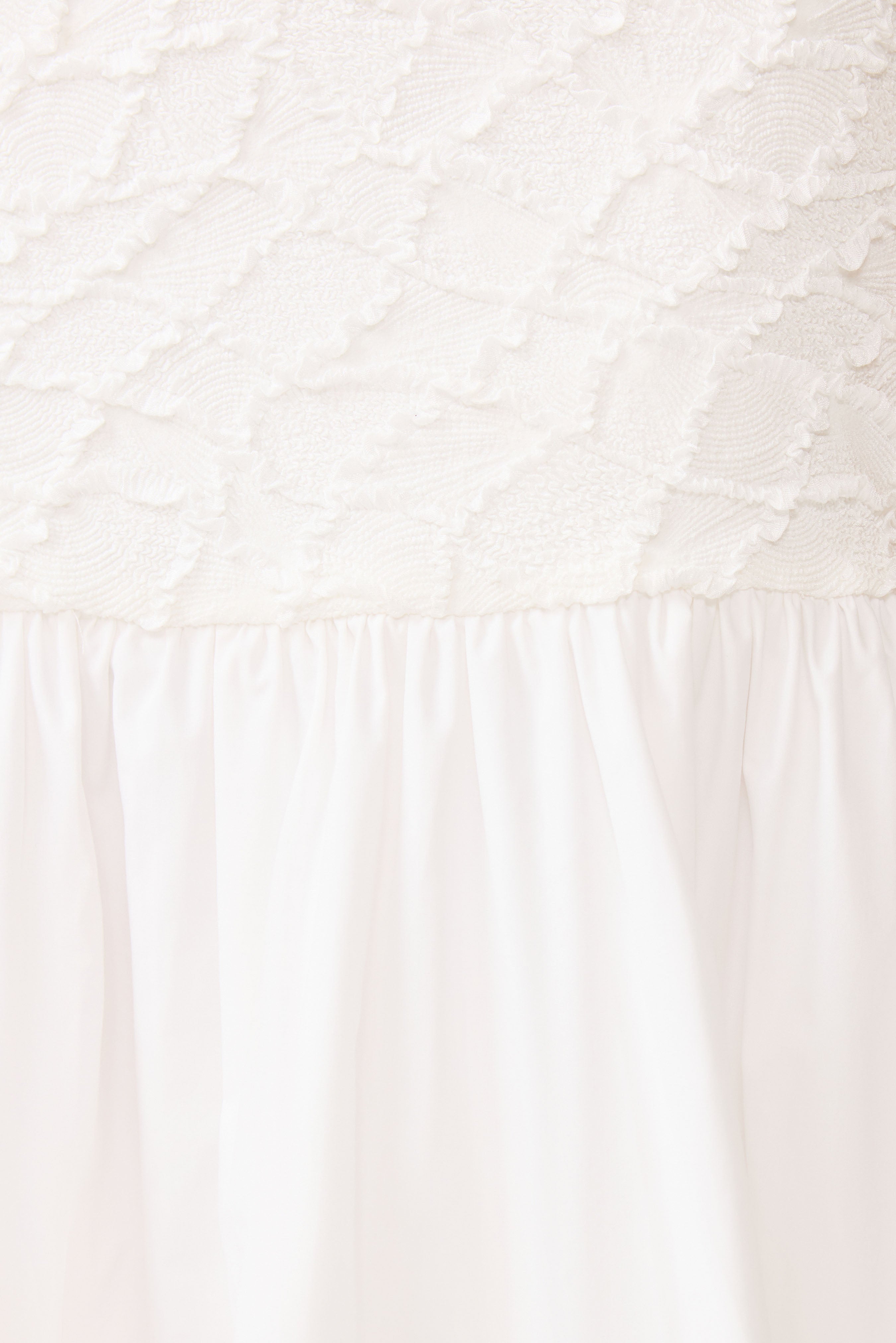 Alexandra Tiered Gown in White